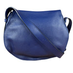 Chloe Large Marcie Saddle Bag Blue