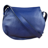 Chloe Large Marcie Saddle Bag Blue