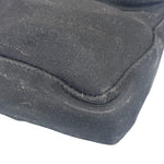Fendi Black Leather Trim Crossbody Neoprene Baguette
