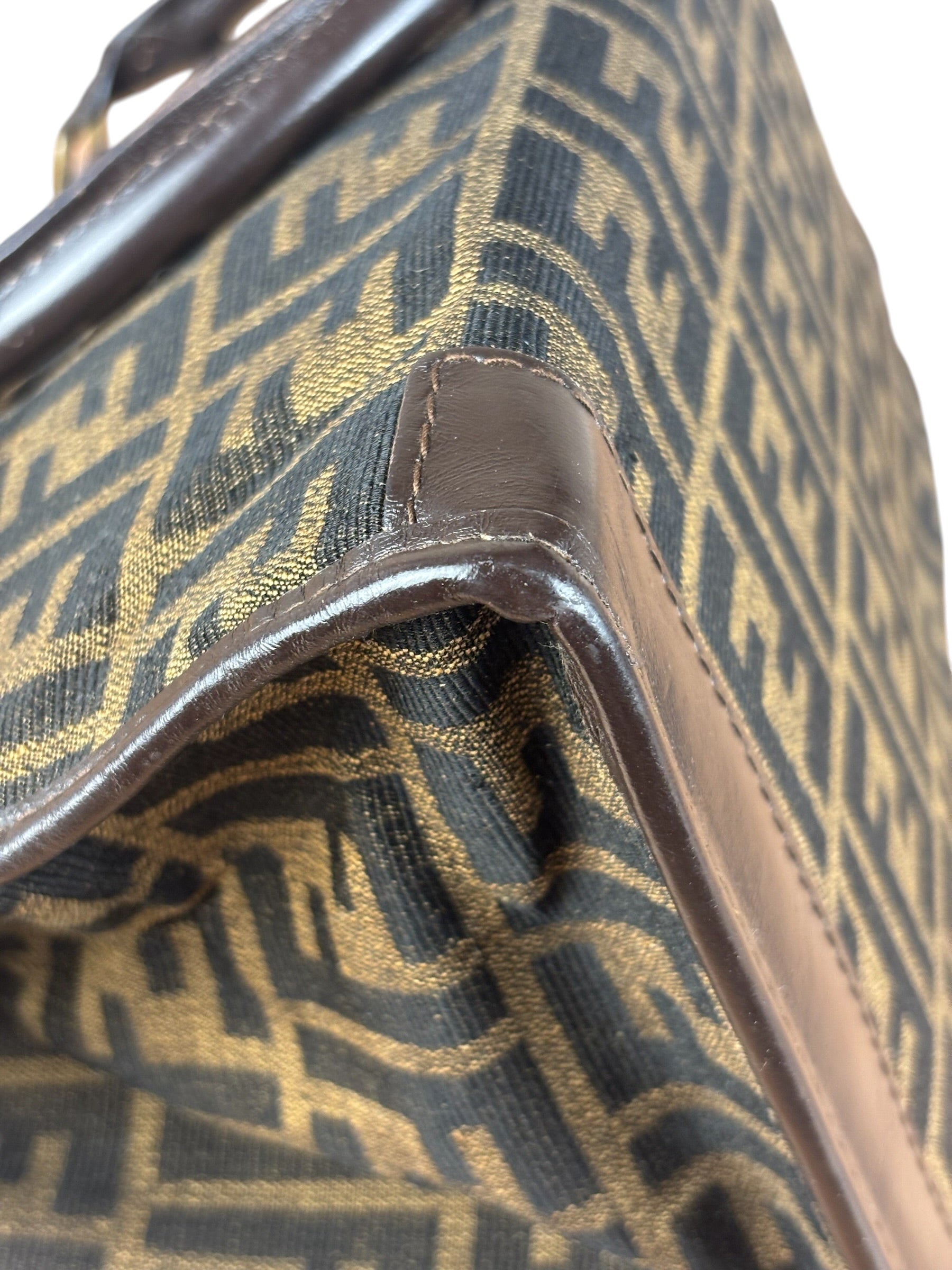 Fendi Vintage Zucca Coated FF Monogram Handbag