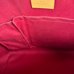 Louis Vuitton Red Monogram Vernis Bellevue Handbag