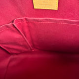 Louis Vuitton Red Monogram Vernis Bellevue Handbag