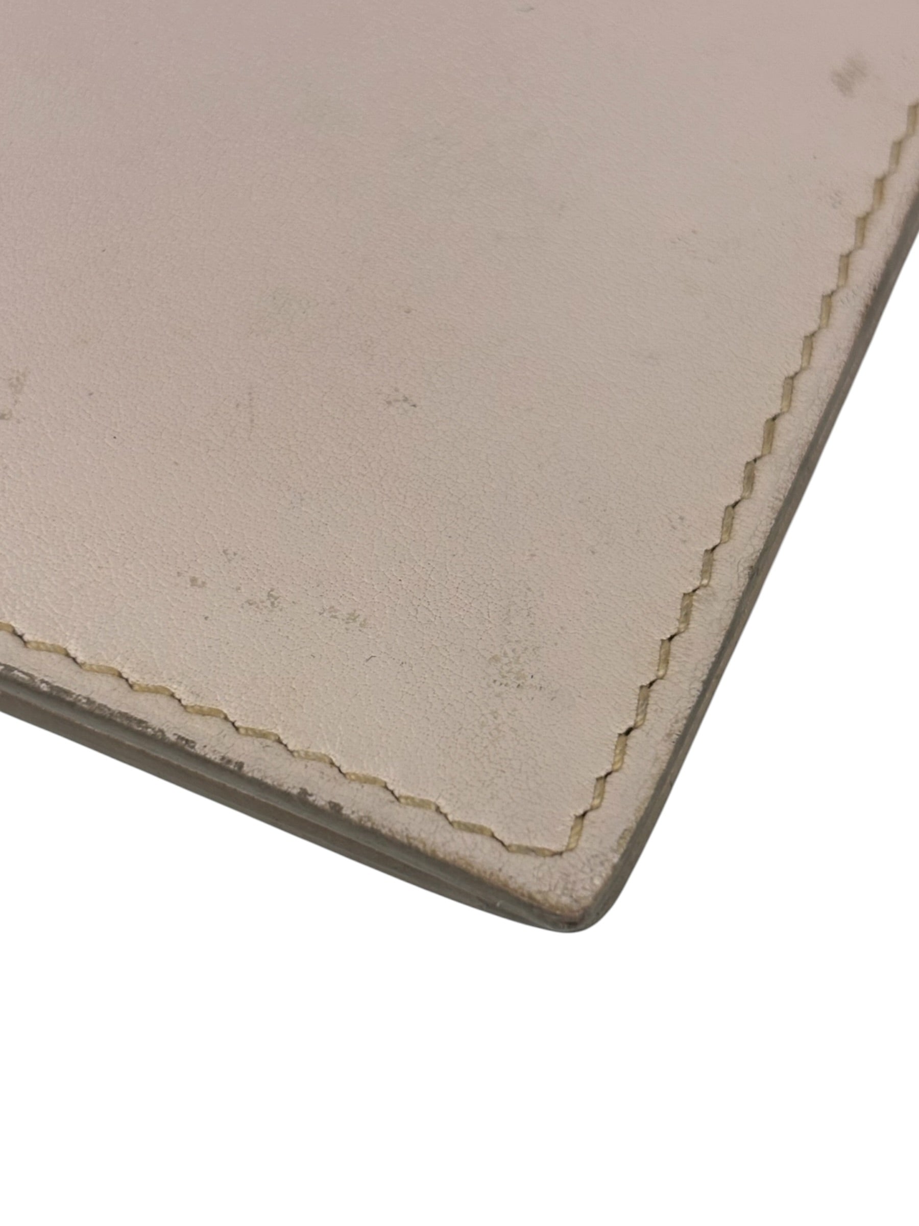 Hermes Light Pink Box Leather Passport Holder 2007