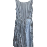 Prada Blue Sleeveless Striped Dress