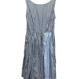 Prada Blue Sleeveless Striped Dress