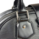 Louis Vuitton Black Epi Leather Montaigne Bowling Handbag
