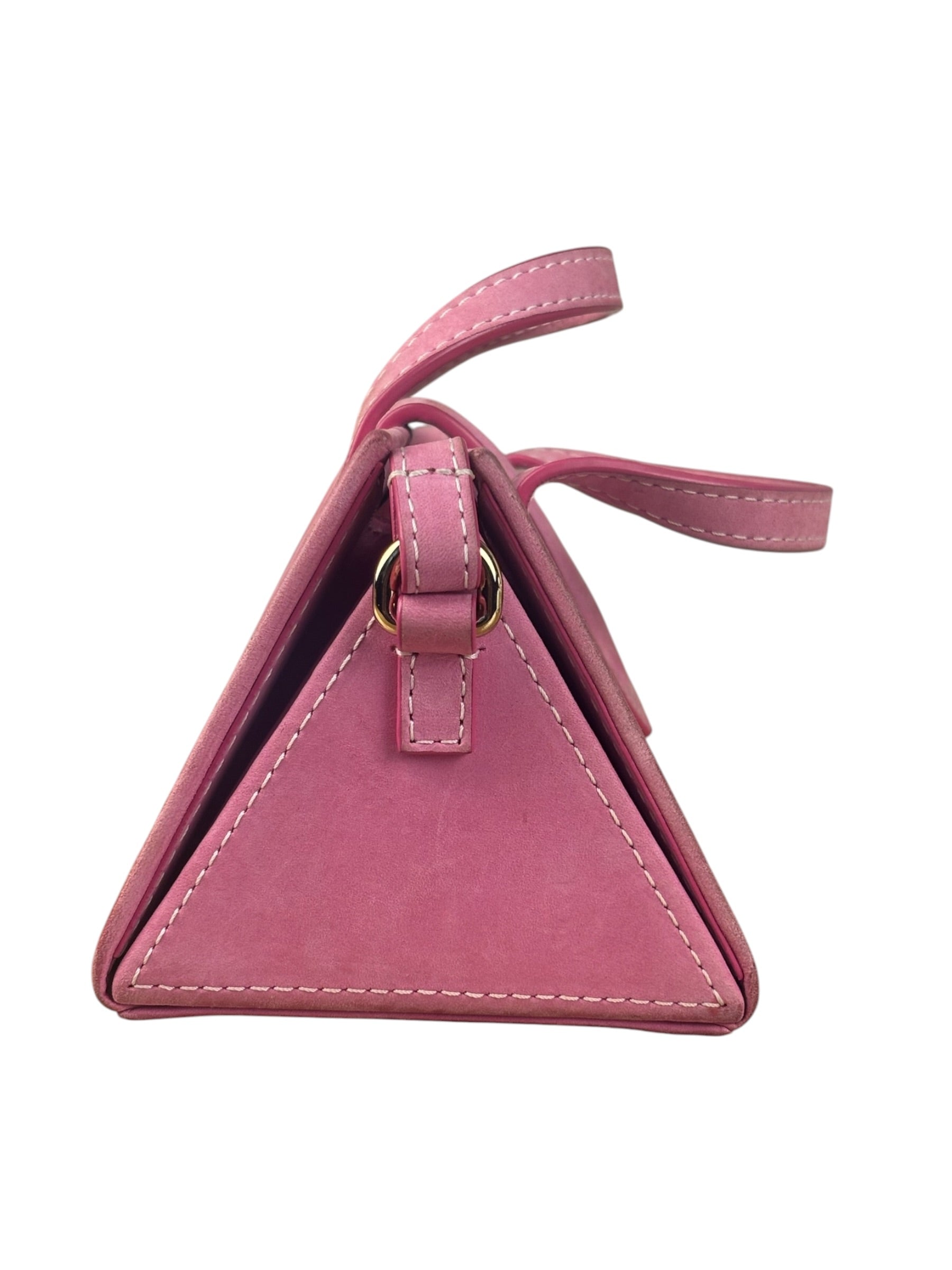 Jacquemus Pink Nubuck Le Porte Hand/Shoulder Bag