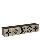Louis Vuitton Silver Magnetic Cube Dice