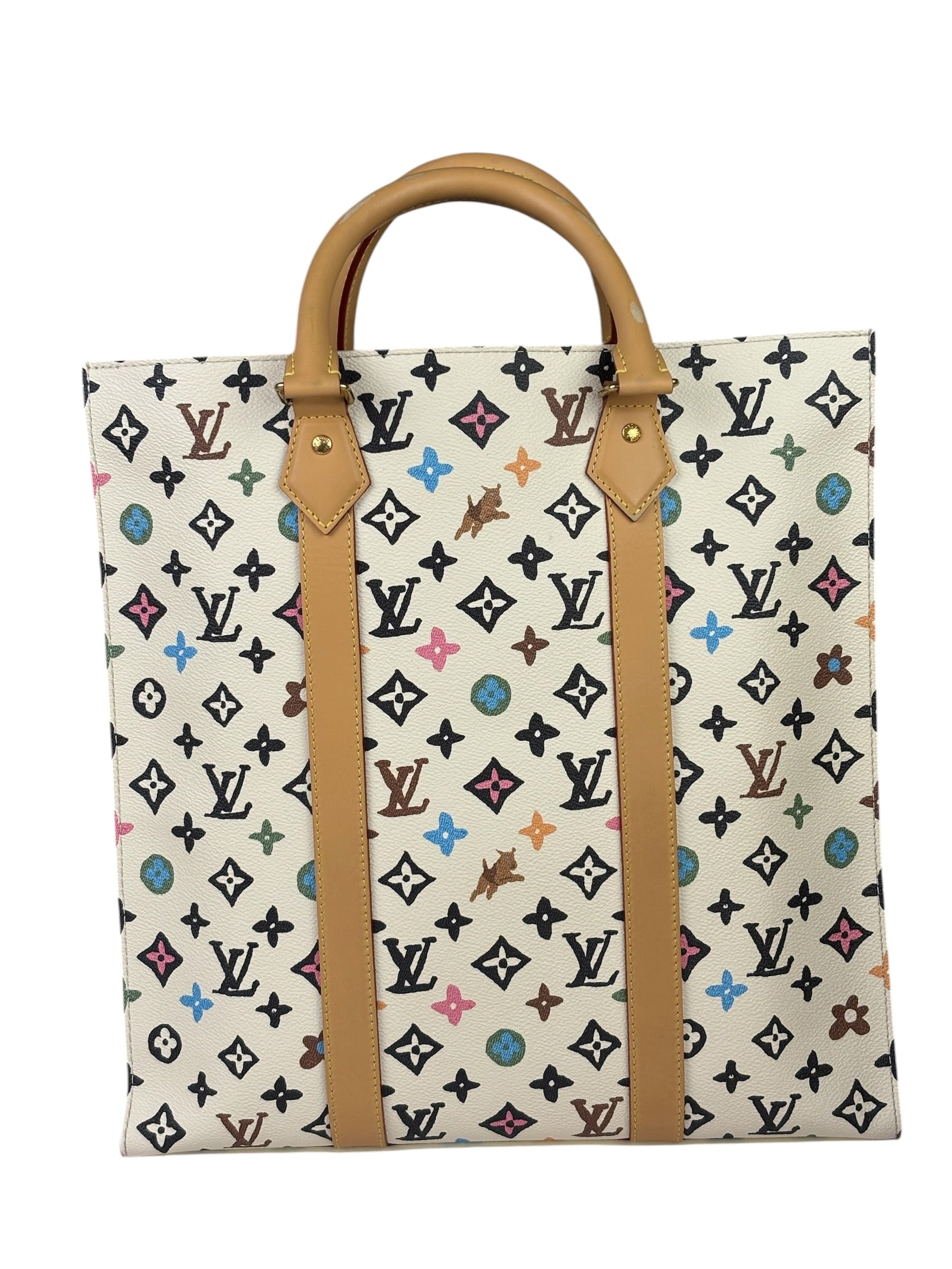 Louis Vuitton x Tyler Cream Monogram Craggy Sac Plat Tote