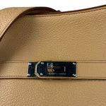Hermes Jypsiere Tan Clemence Leather Shoulder Bag 2008