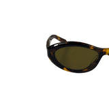 Prada Tortoise Shell Oval Sunglasses SPR 26Z-F