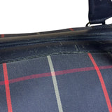 Burberry Blue Nova Check Vintage Boston Bag