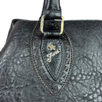 Fendi Black Leather Etniko Du Jour Shoulder Bag