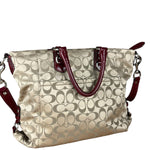 Coach Beige Signature C Tote Bag