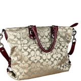 Coach Beige Signature C Tote Bag
