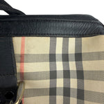 Burberry Vintage Haymarket House Small Boston Bag