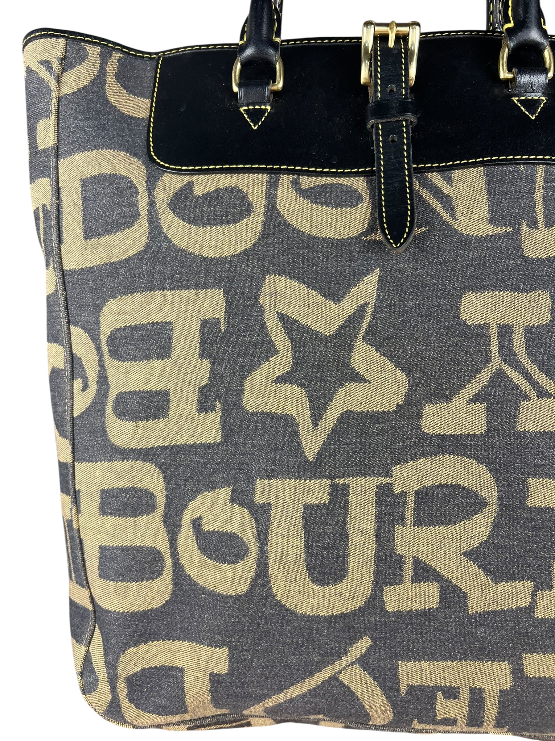Dooney & Burke Vintage Canvas Logo Tote