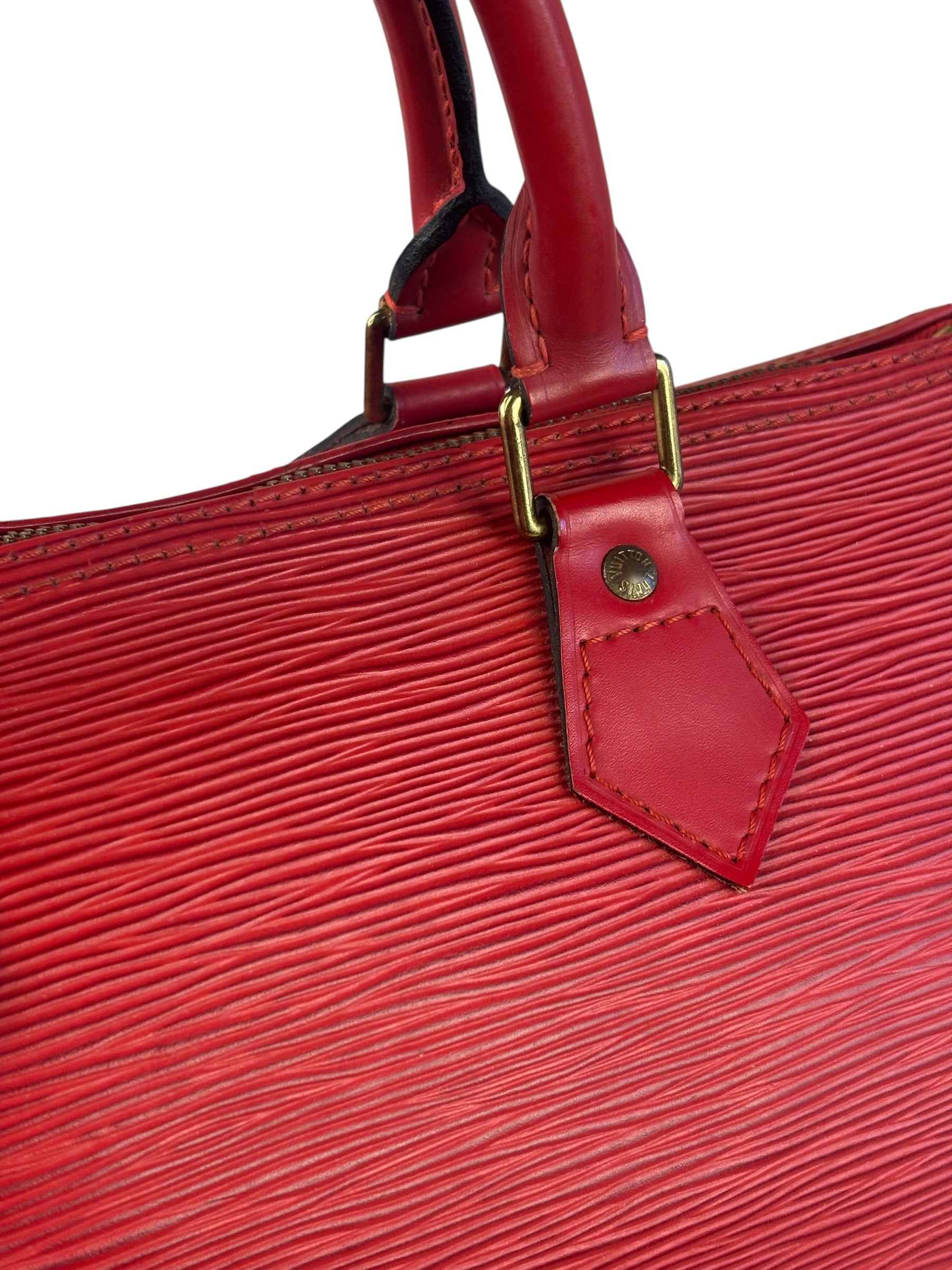Louis Vuitton Red Epi Leather Speedy 30