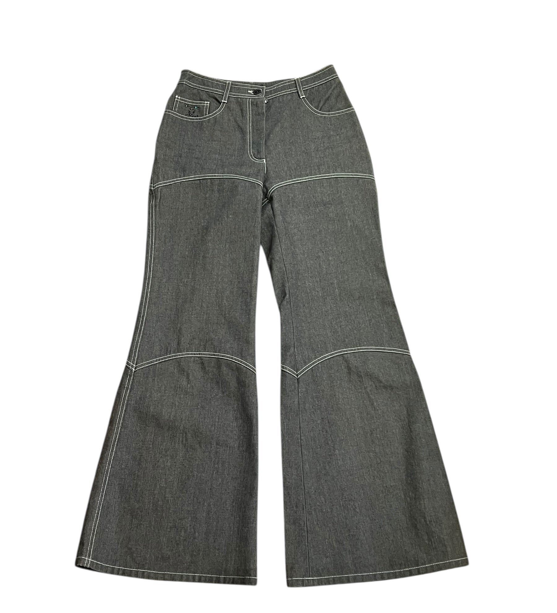 Chanel Flare CC Jeans