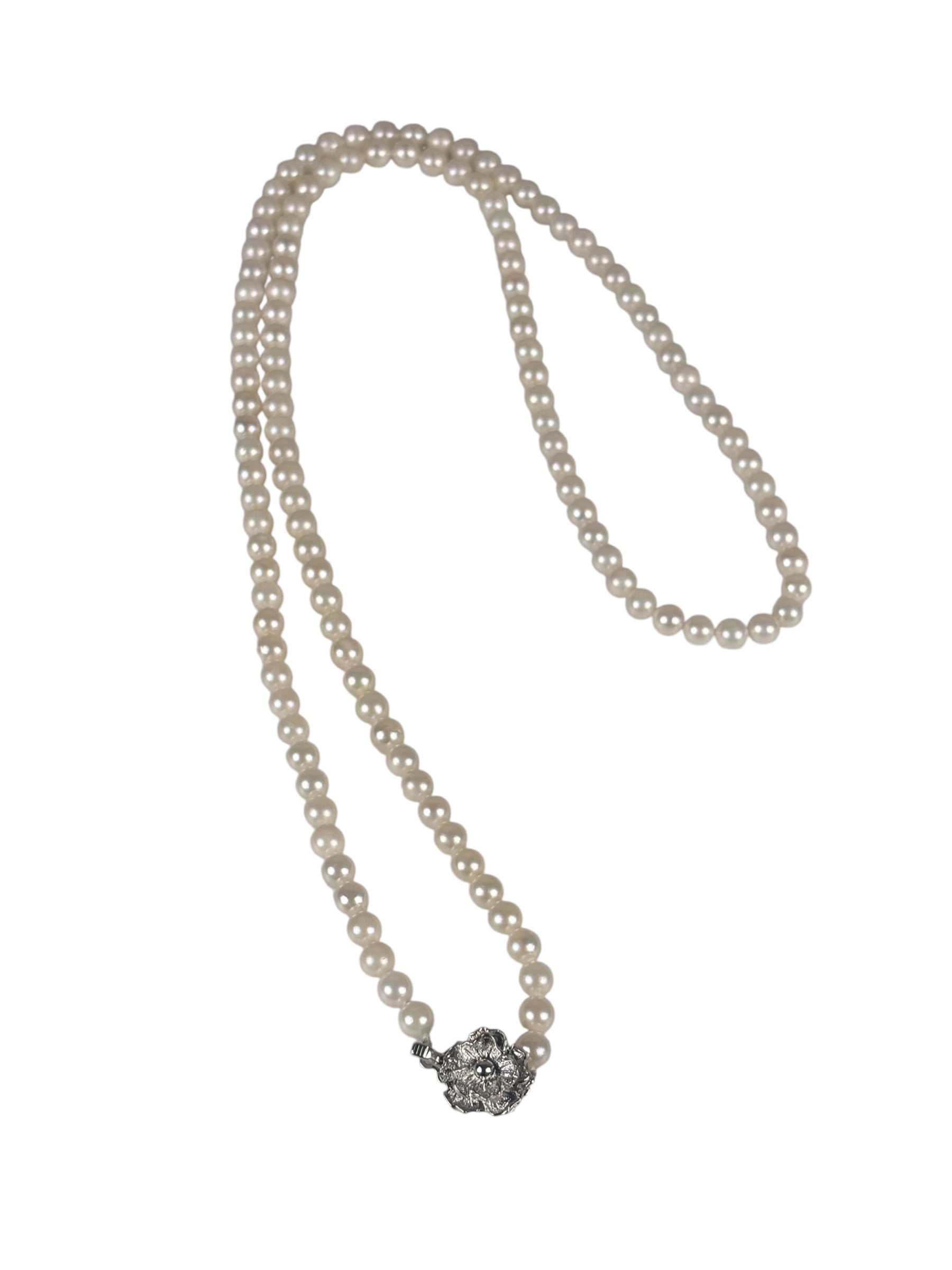 Vintage Freshwater Pearl Long Necklace