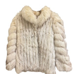 Vintage Saga Ivory/White Fox Fur Coat