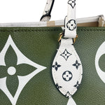 Louis Vuitton Khaki/Green OnTheGo GM Tote