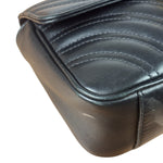Gucci Black Leather Marmont Shoulder Bag