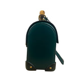 Gucci Green Padlock Bamboo Handle Handbag