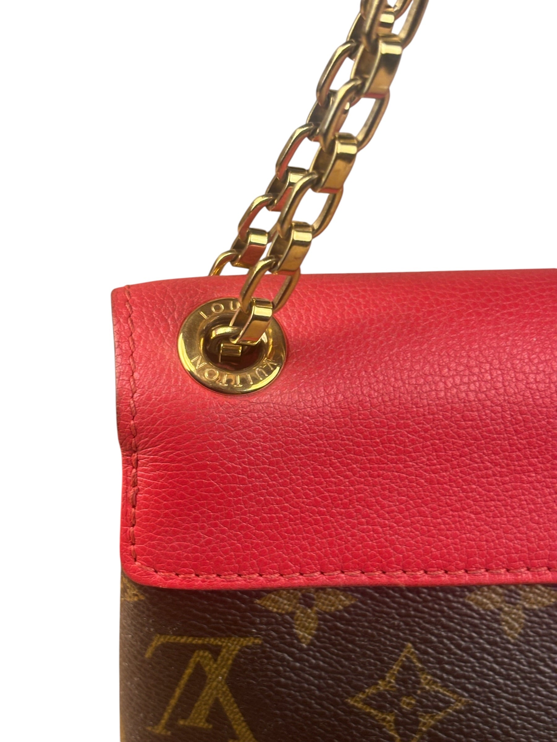 Louis Vuitton Pink Monogram Canvas Pallas Chain Shoulder Bag