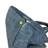 Prada Canapa Denim Tote Bag