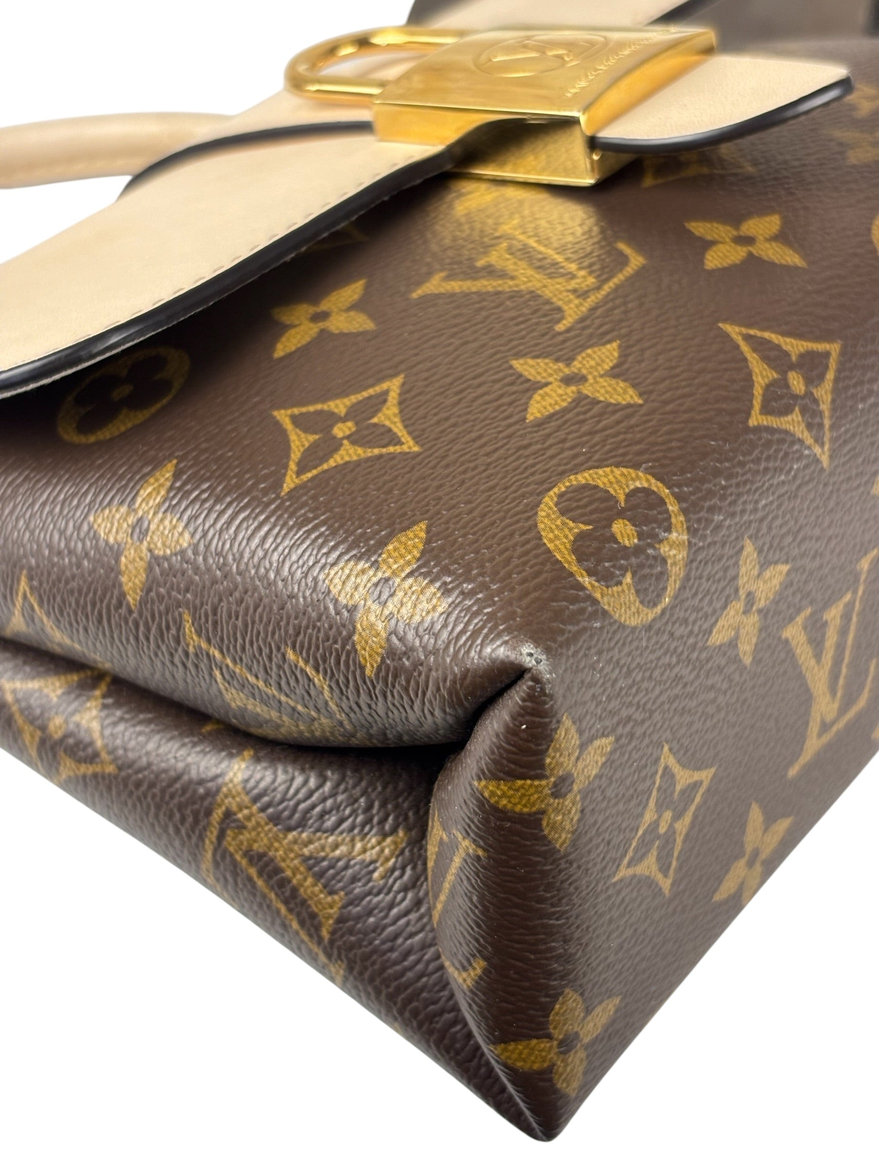 Louis Vuitton Monogram Locky BB Handbag Cream/Brown