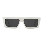 Celine Monochroms White Rectangular Sunglasses