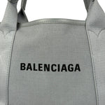 Balenciaga Grey Canvas/Leather Cabas Small 2Way Tote