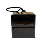 YSL Patent Jerry Cube Box Clutch