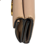 Fendi F Nude Pink Micro Trifold Wallet