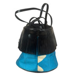 Chanel Vintage Patent Leather Fringe Mini Coco Bar Tote Bag 1998