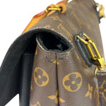 Louis Vuitton Black Leather/ Monogram Marignan 2Way Bag