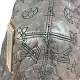 Louis Vuitton Limited Edition Grey Leather Monogram Olympe Nimbus Hobo Bag