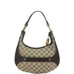 Gucci GG Canvas Bamboo Horsebit Amalfi Hobo