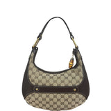 Gucci GG Canvas Bamboo Horsebit Amalfi Hobo
