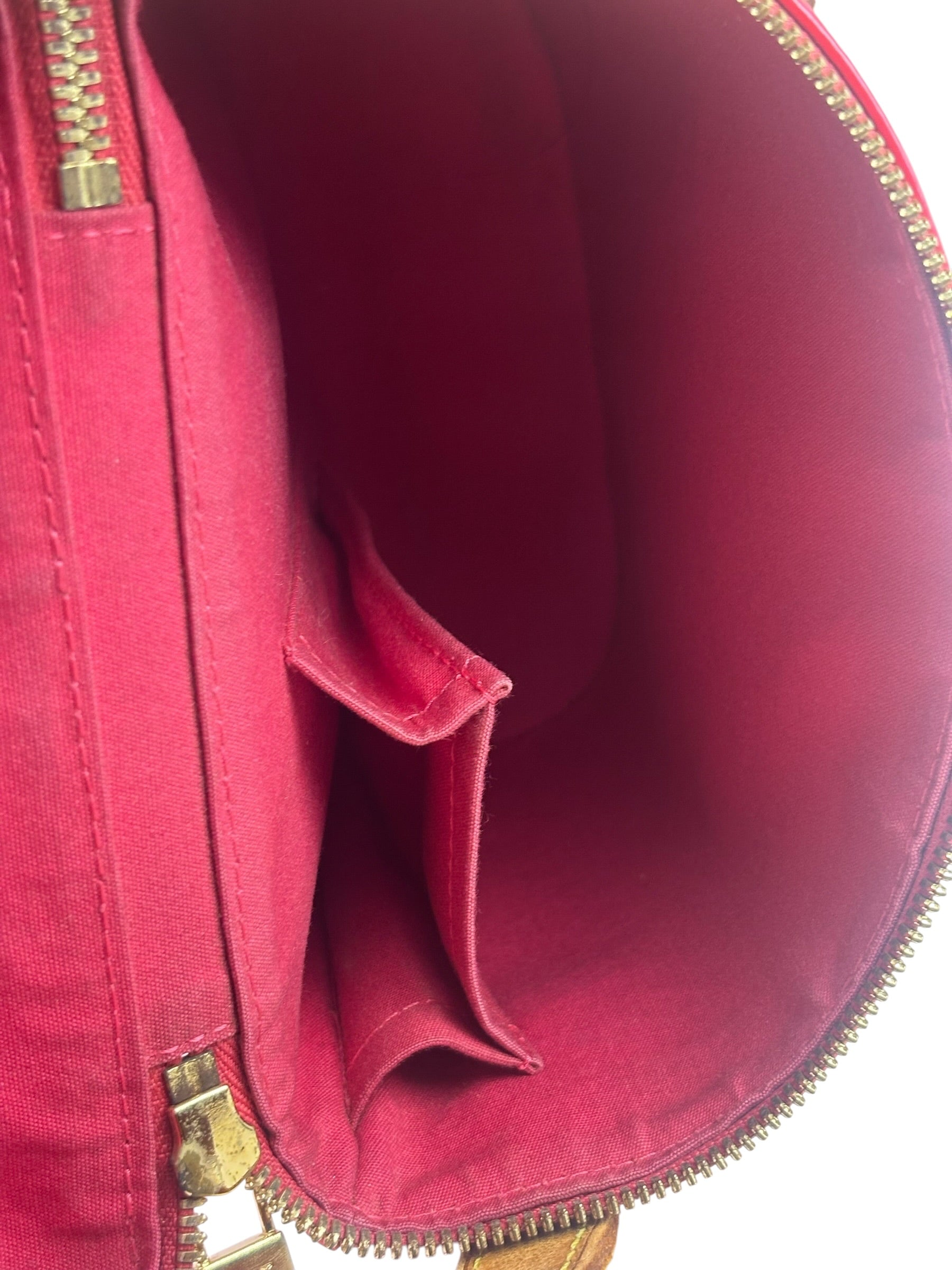 Louis Vuitton Vintage Fuchsia Pink Vernis Sullivan Verrical Crossbag