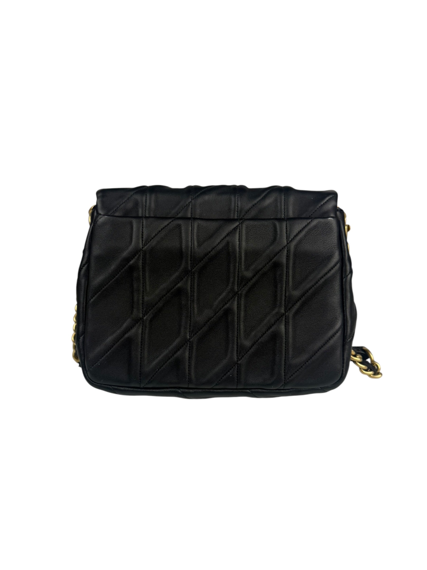 Coach Black Nappa Leather Tabby Shoulder Bag