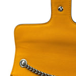 Gucci Orange GG Polished Leather Shoulder Bag