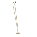 Vivienne Westwood Rose Gold Orb Bas Relief Necklace