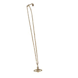 Vivienne Westwood Rose Gold Orb Bas Relief Necklace