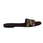 Christian Dior Paris Burgundy Slide Sandals