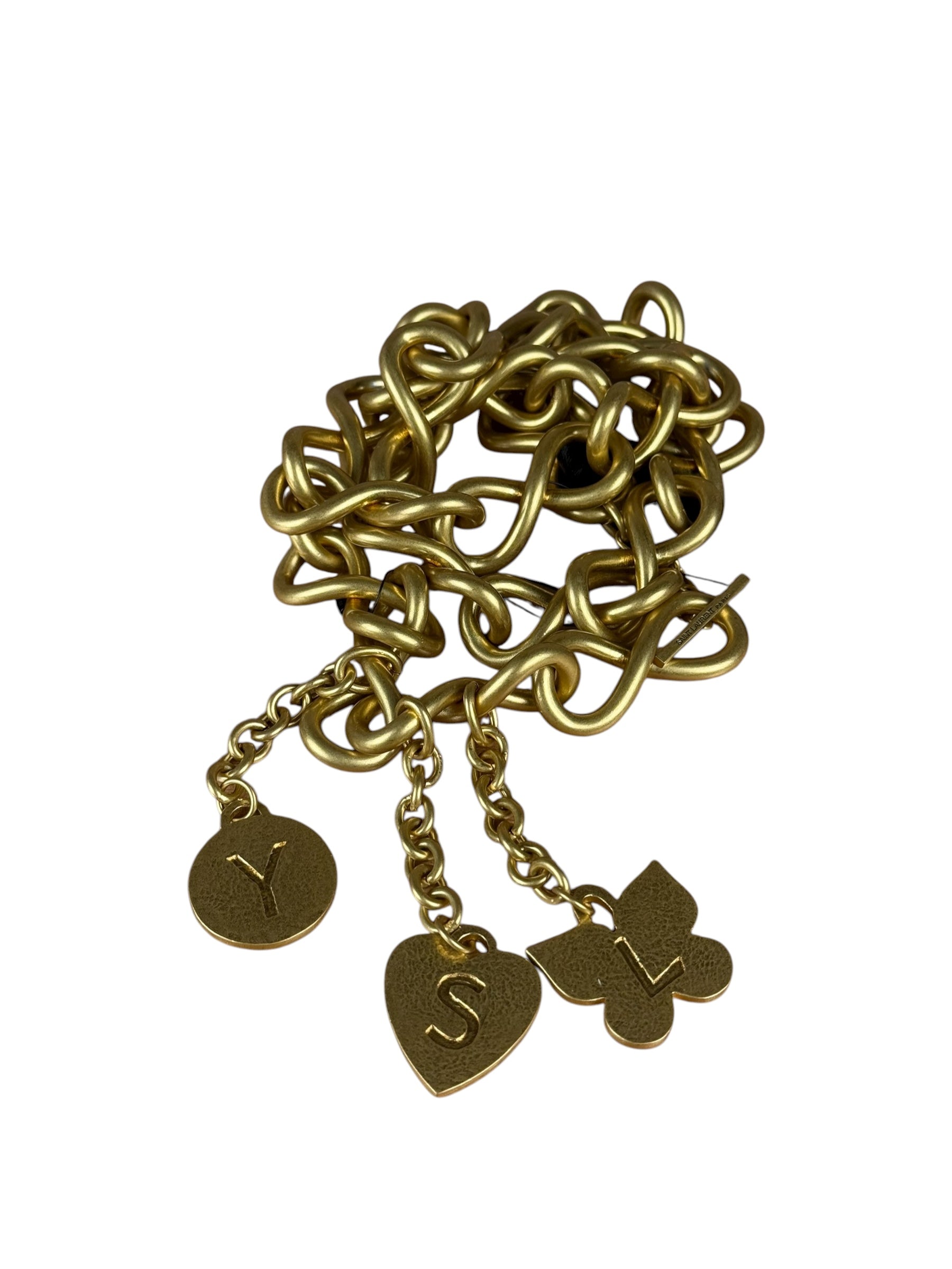 Yves Saint Laurent Belt Chain Gold Toned