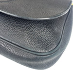 Gucci Black Pebbled Leather Soho Chain Flap Crossbody Bag