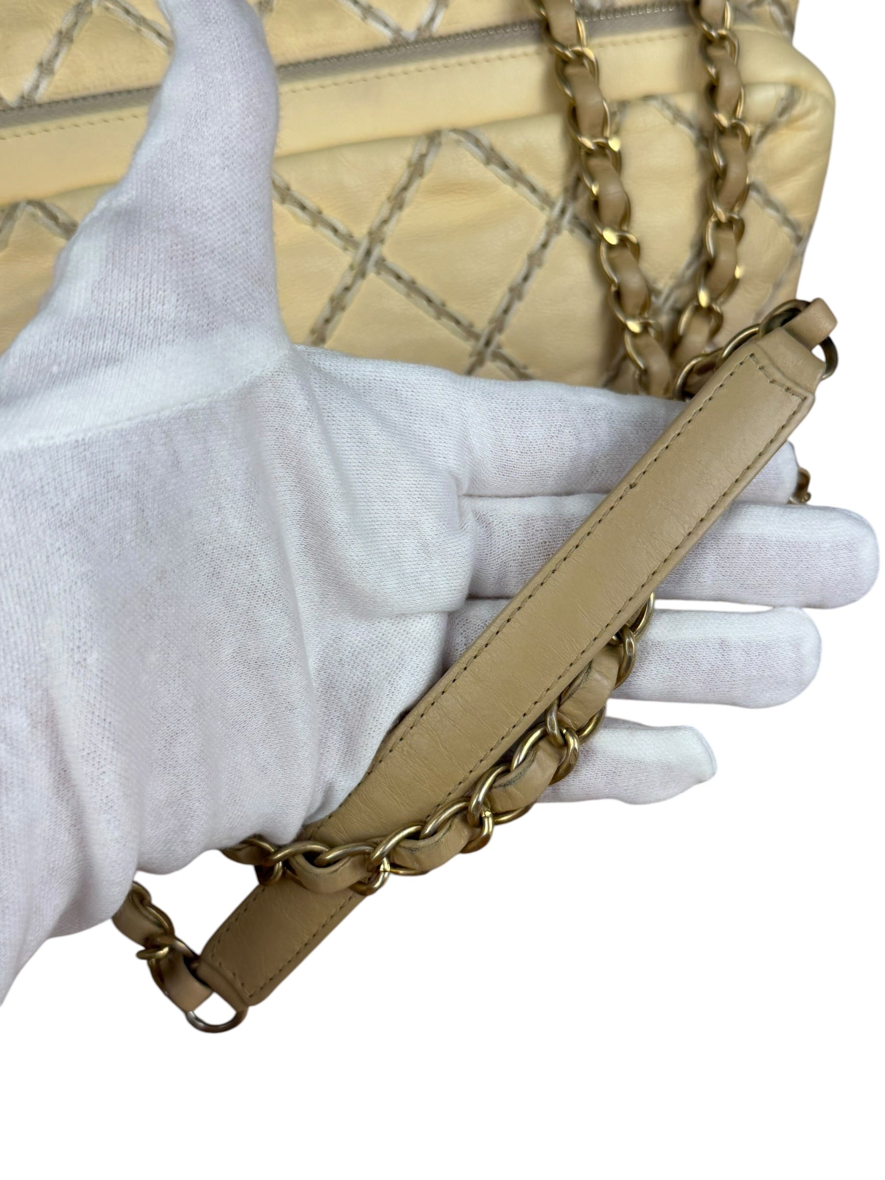 Chanel Beige Ultimate Stitch Flap 2014