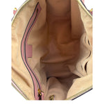 Gucci Pink Leather Guccissima Two-Way Boston Bag
